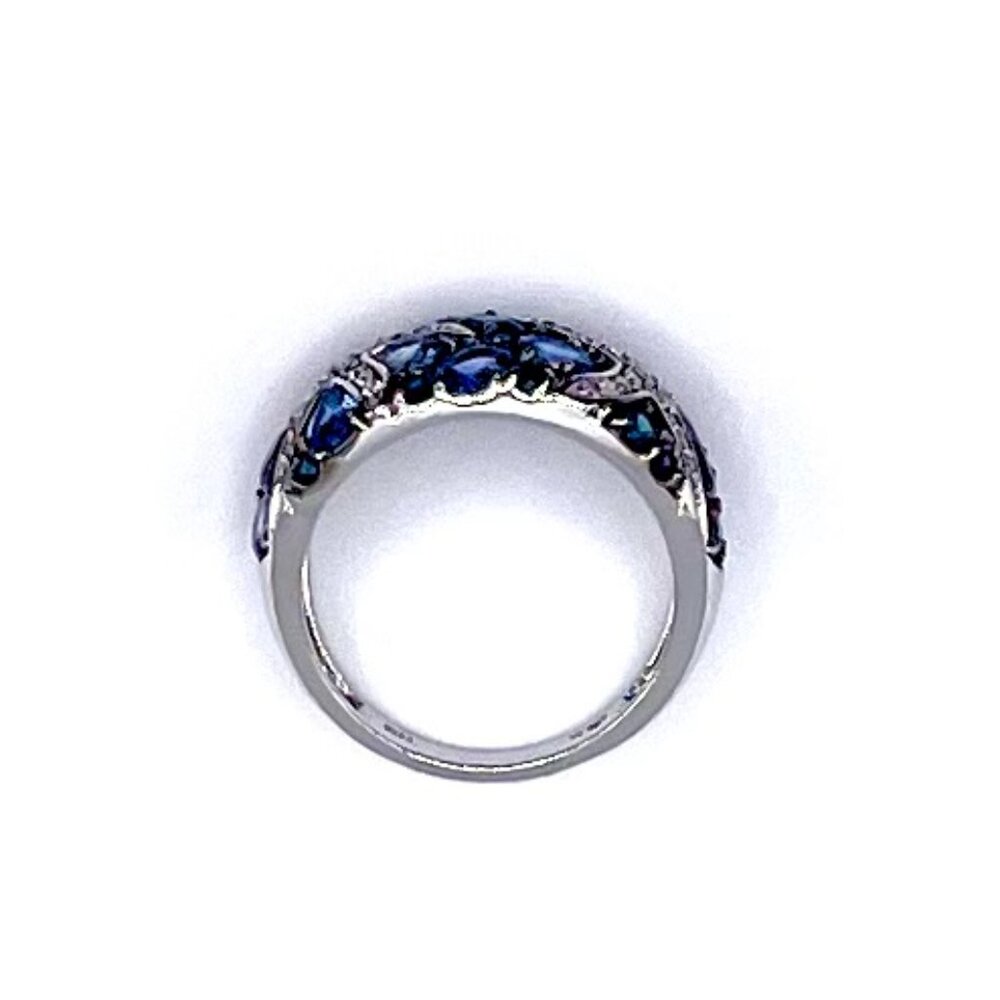 EFFY SEA SIDE RING, WHITE GOLD & BLUE SAPPHIRE - Picture 4 of 4